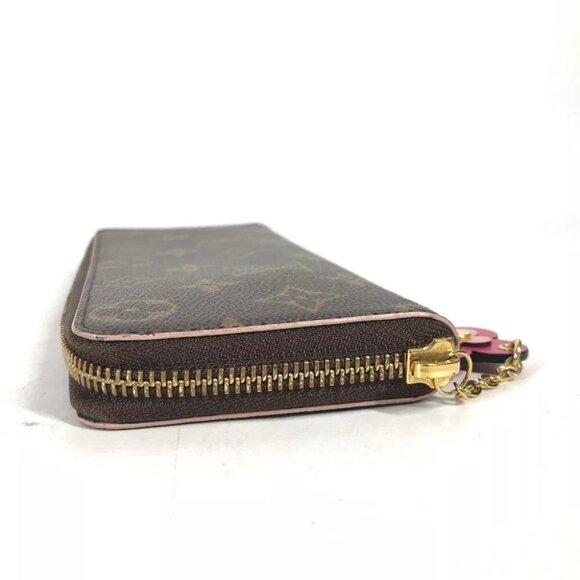 LOUIS VUITTON M64201 Monogram flower Portefeuille Clemence Zippy Wallet - Picture 3 of 16